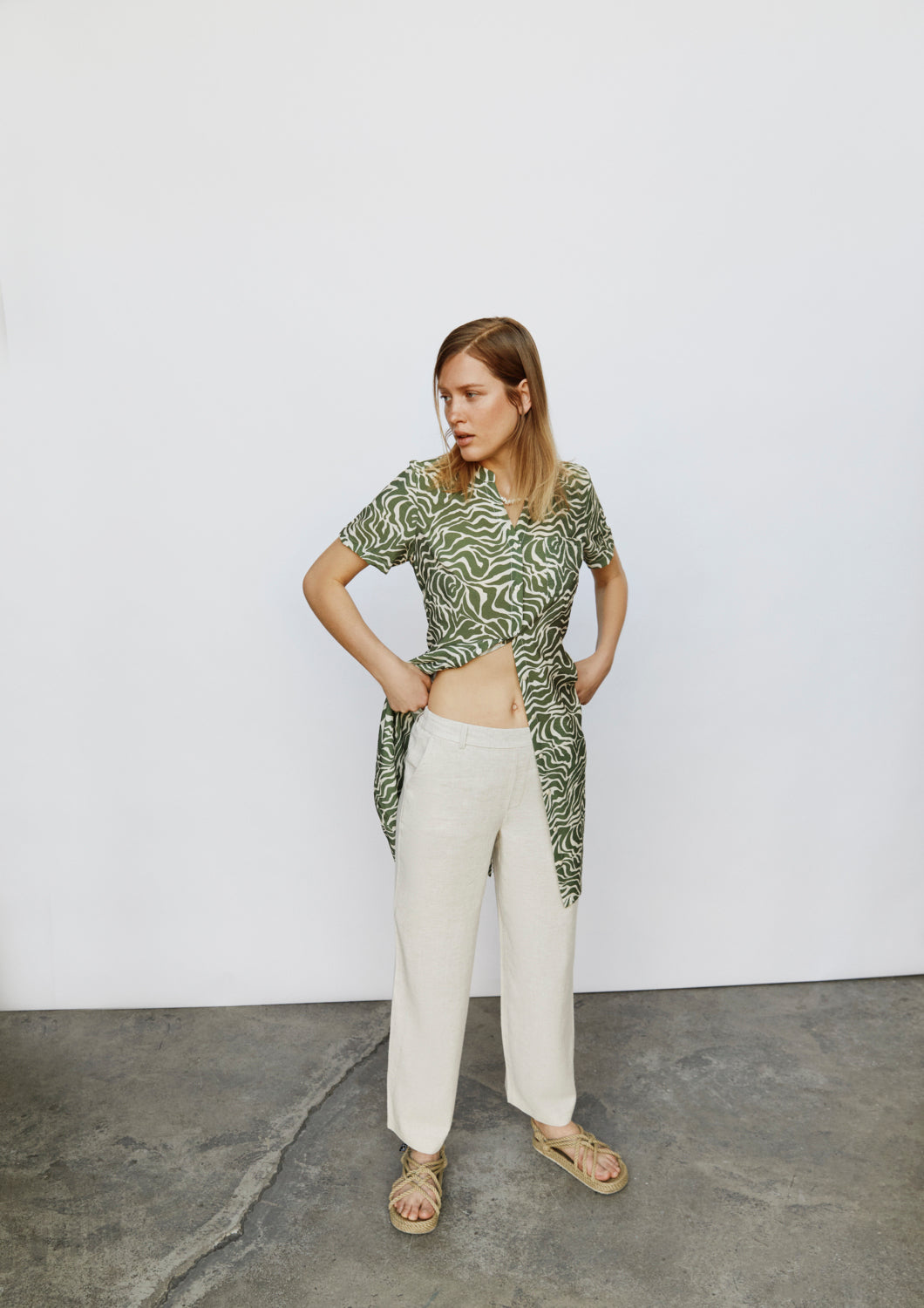 OBJSANNE Pants - Sandshell